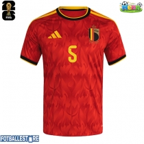 Belgia Maxim De Cuyper #5 Hjemmedrakt VM 2026 Kortermet